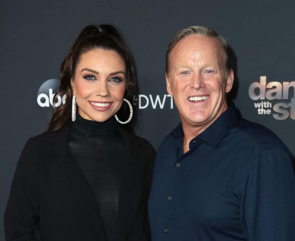Jenna Johnson with her Dancing With The Stars Partner Sean Spicer